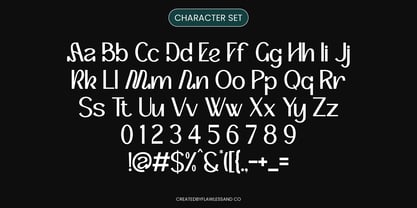 Saramorea Font Poster 8