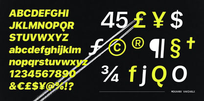 Mogranx Variable Font Poster 5