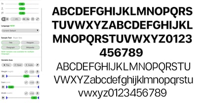 Mogranx Variable Font Poster 11