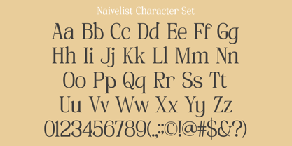 Naivelist Font Poster 9