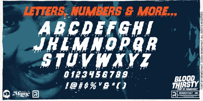 Blood Thirsty 667 Font Poster 5