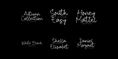 Honey Mattel Brush Font Poster 6