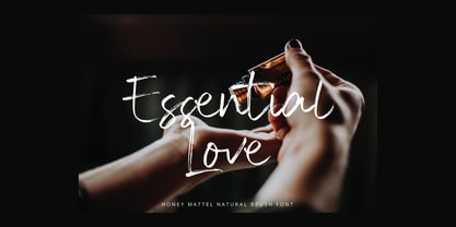 Honey Mattel Brush Font Poster 10