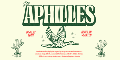 Aphilles Font Poster 1
