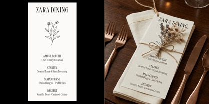 Savera Editorial Font Poster 11