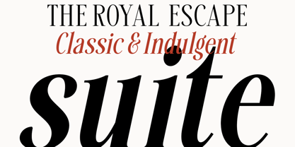 Savera Editorial Font Poster 3