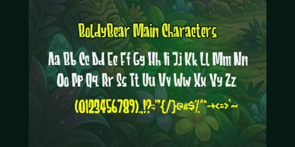 Boldybear Font Poster 3