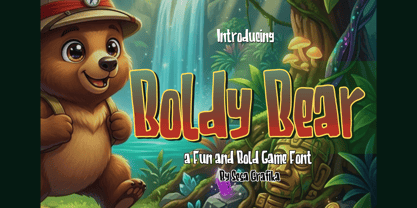 Boldybear Font Poster 2