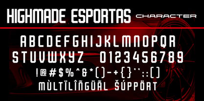 Highmade Esportas Font Poster 8