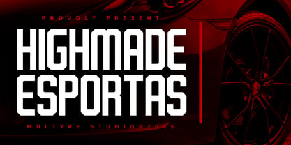 Highmade Esportas Font Poster 1