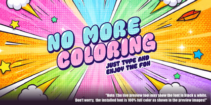 Popper Sparkle Font Poster 3