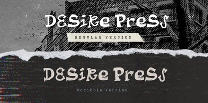 Desire Press Font Poster 4