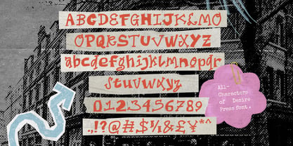 Desire Press Font Poster 6