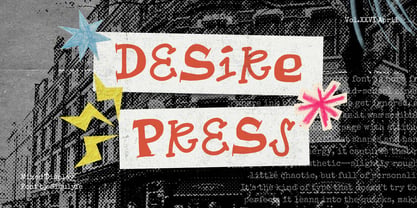 Desire Press Font Poster 1