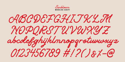 Sunbloom Font Poster 6