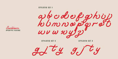 Sunbloom Font Poster 8