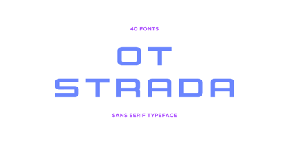 OT Strada Font Poster 1