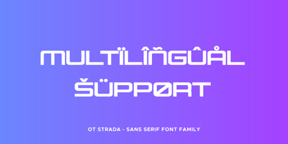 OT Strada Font Poster 4