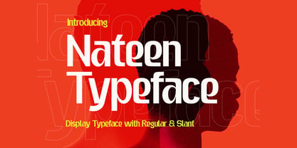 Nateen Display Font Poster 1