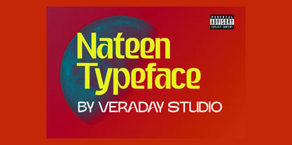 Nateen Display Font Poster 7