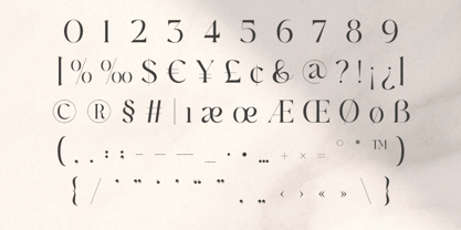 Orlynia Font Poster 7