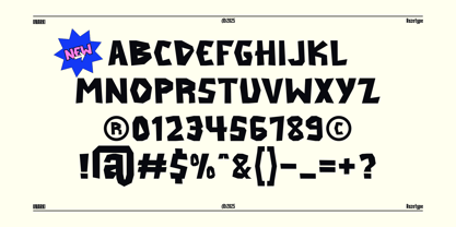 Onarki Font Poster 5