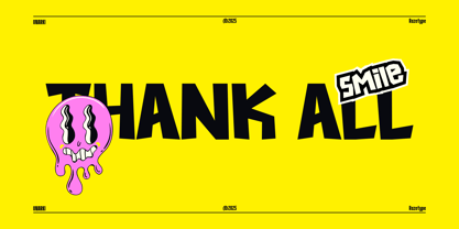 Onarki Font Poster 11