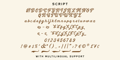 Goldray Club Font Poster 8
