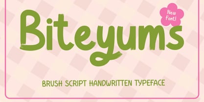 Biteyums Font Poster 1