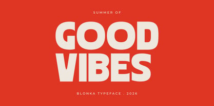 Blonkra Font Poster 5