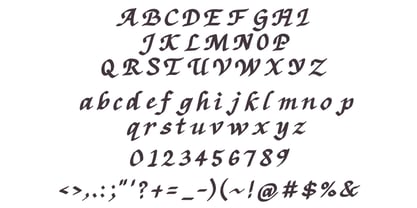Tuesday Display Classic Italic Font Poster 7