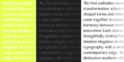Gentano Athiroen Font Poster 10
