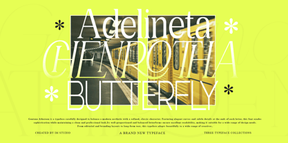 Gentano Athiroen Font Poster 11