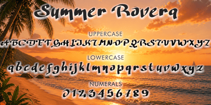 Summer Rovera Font Poster 4