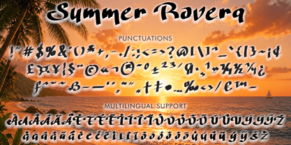 Summer Rovera Font Poster 5