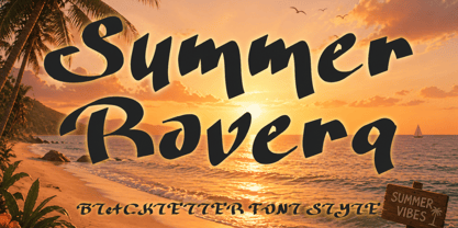 Summer Rovera Font Poster 1