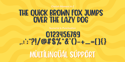 Cherish Moment Font Poster 6