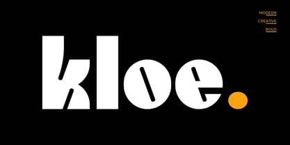 Kloe Font Poster 1