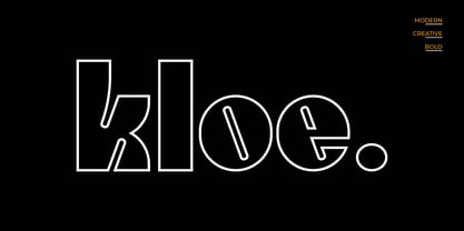 Kloe Font Poster 7