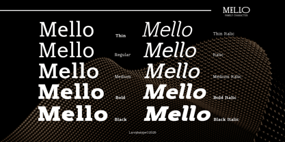 Mello Serif Font Poster 6