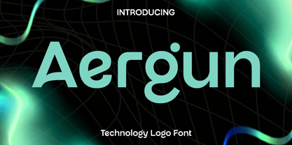 Aergun Font Poster 1