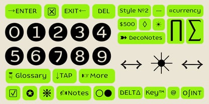 Deco Notes Font Poster 5