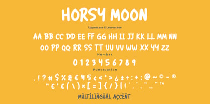 Horsy Moon Font Poster 7