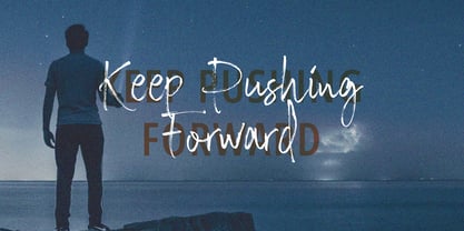 Glistare Brush Font Poster 4