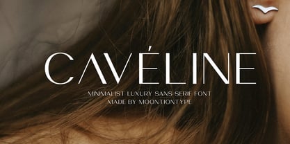 Caveline Font Poster 1