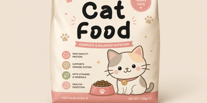 Kitty Meow Font Poster 3