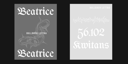 Bulldach Lettra Font Poster 3