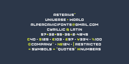 Caviara Font Poster 15