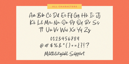 Silent Diary Font Poster 6