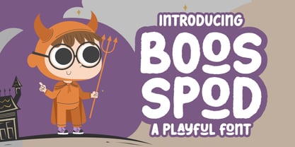 Boos Spod Font Poster 1